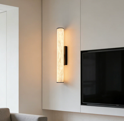 Stelo Linear Alabaster Wall Sconce
