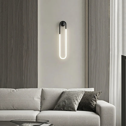 Rudi Loop Wall Lamp looped silhouette detail