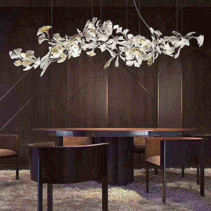 Extra Large Ceramic Leaf Tulip LED Chandelier