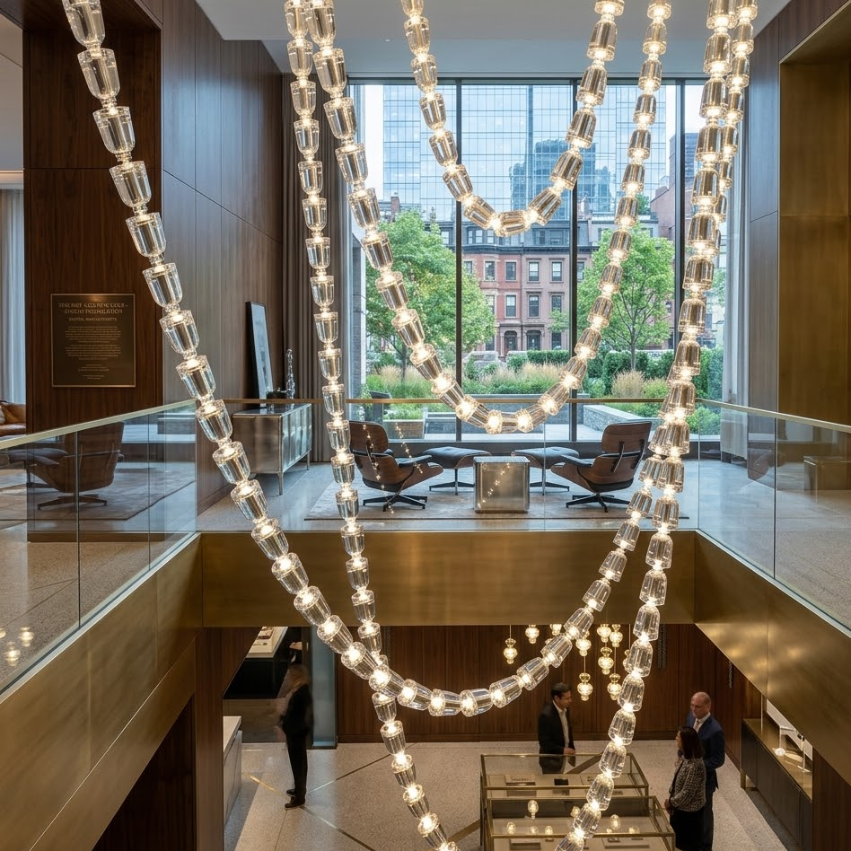 Apex Cascade Crystal Chandelier