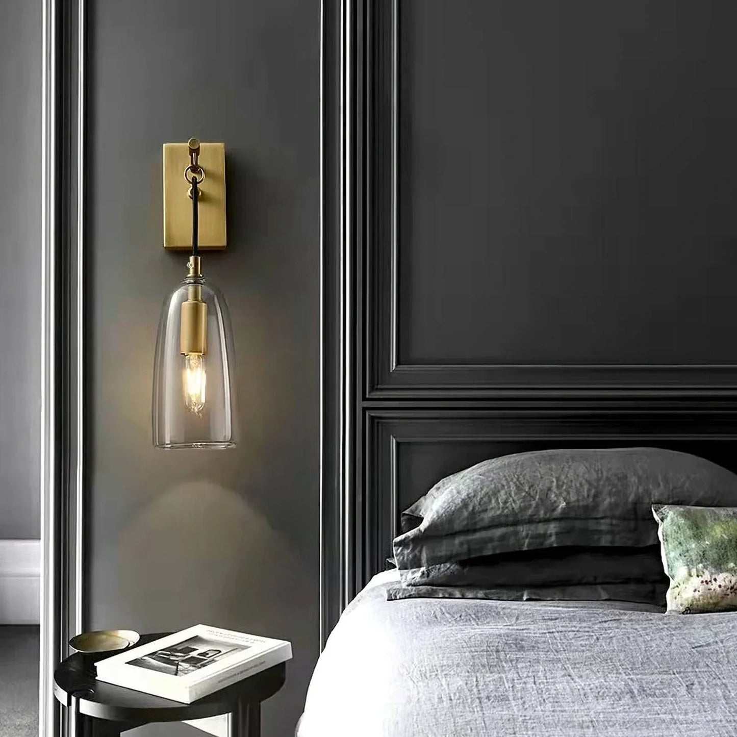 Lure Wall Sconce glass globe detail close-up