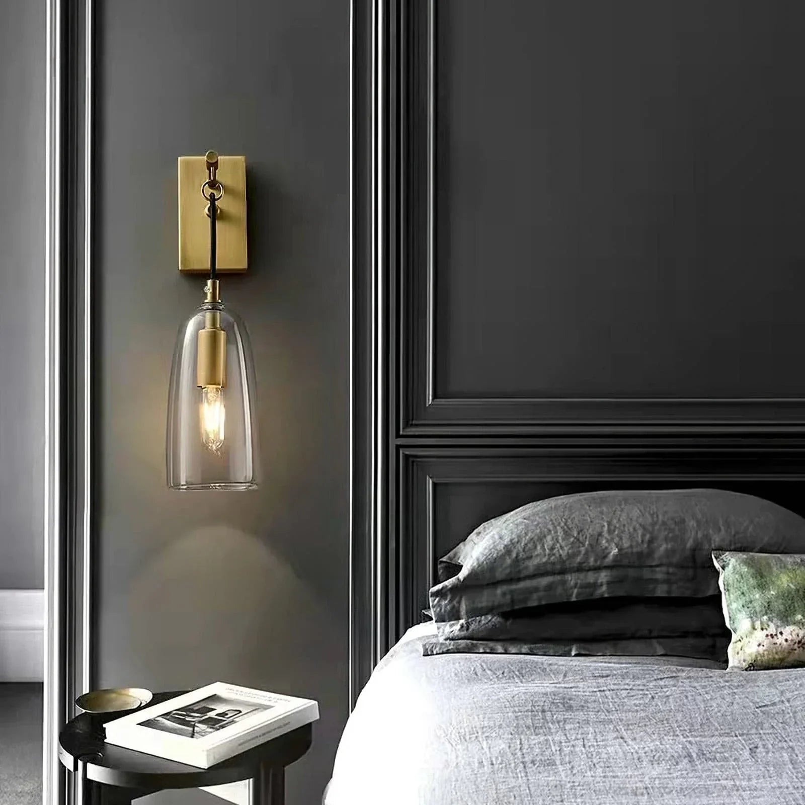 Lure Wall Sconce glass globe detail close-up