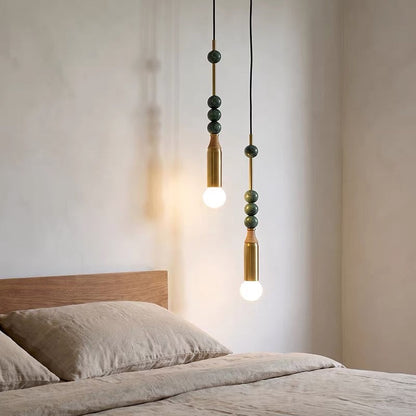 Atelier Marble & Brass Pendant Light