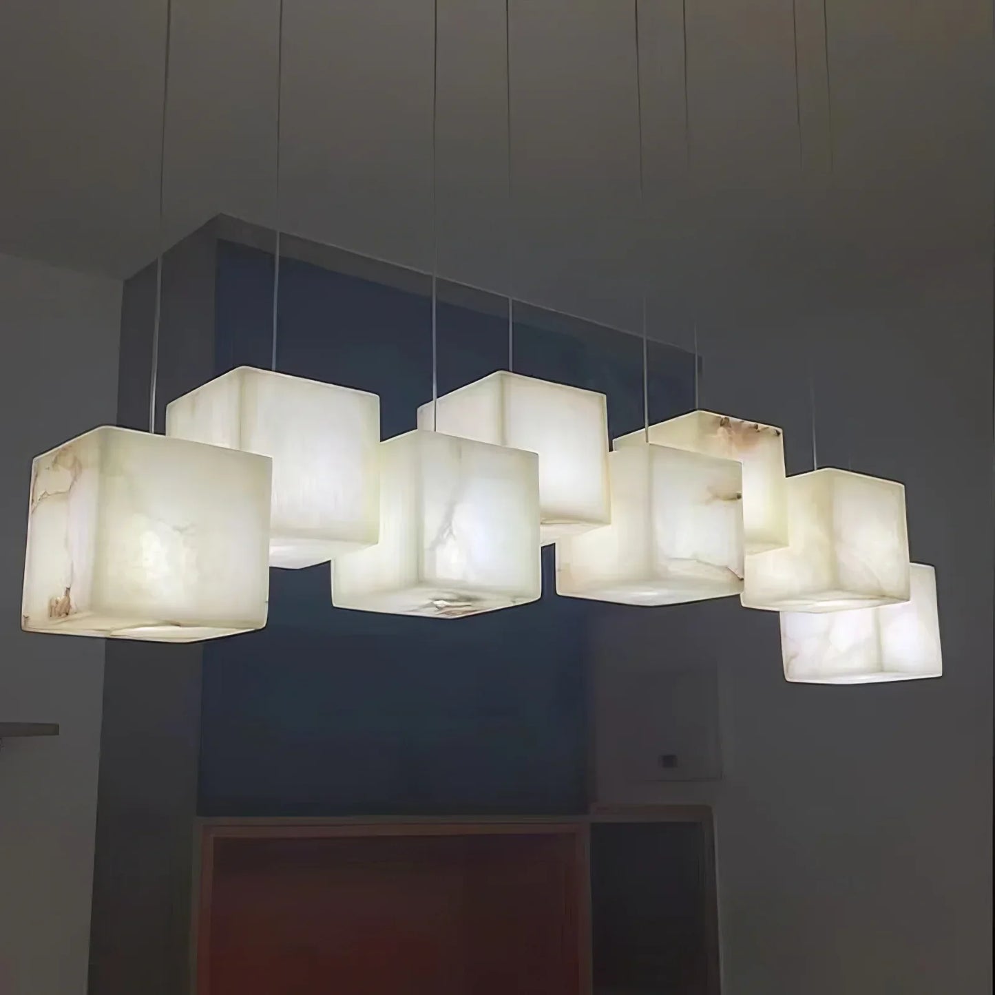 Marble Box Chandelier