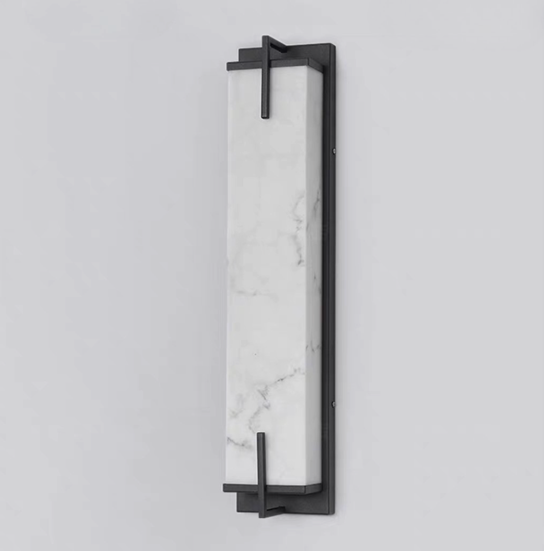 Sentinella Outdoor Marble-Effect Wall Light
