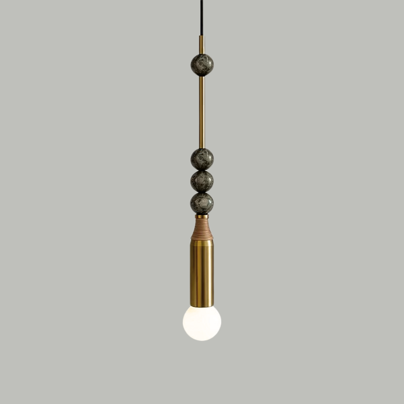 Atelier Marble & Brass Pendant Light