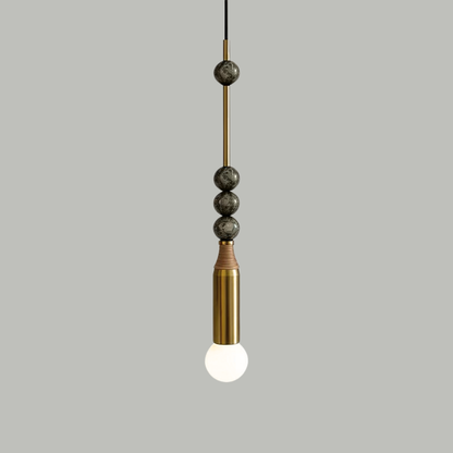 Atelier Marble & Brass Pendant Light