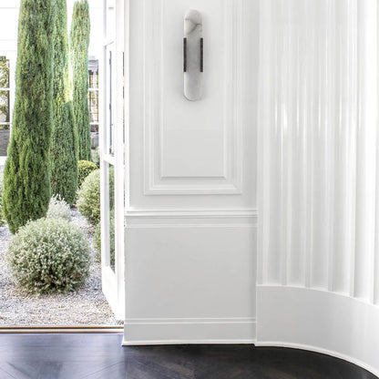 Geometric Alabaster Wall Sconce