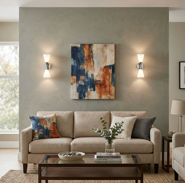 Clessidra Mid-Century Bowtie Wall Sconce