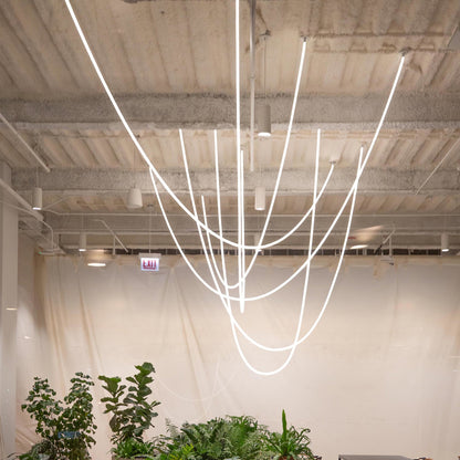 Flex LED Pendant Light warm white flexible form