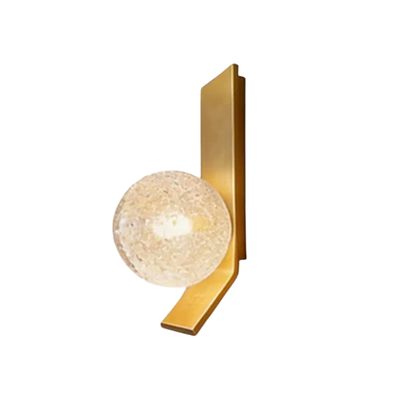 Cristallo Crackle Glass Wall Sconce