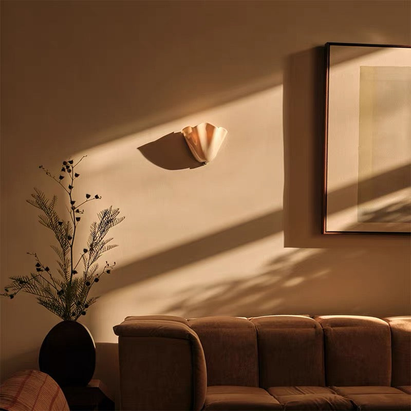 Nori Drape Glass Wall Sconce