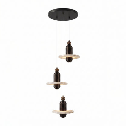 Saturn Alabaster Pendant Light