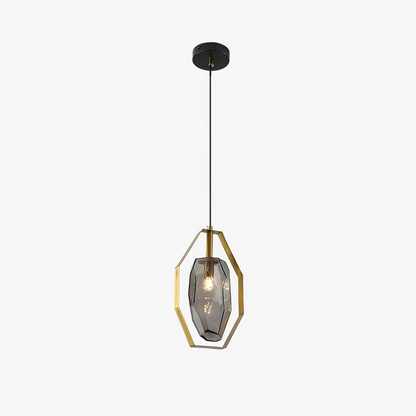 Faceted Gem Pendant Light