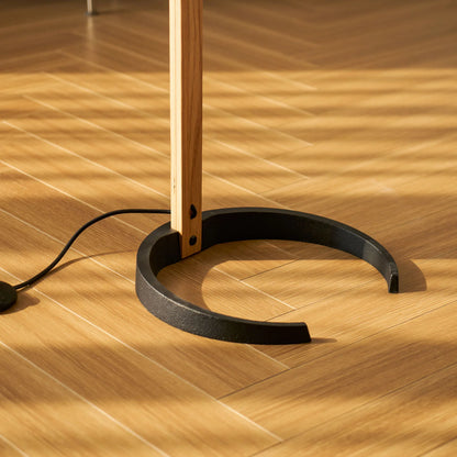 Caprani Wooden Floor Lamp