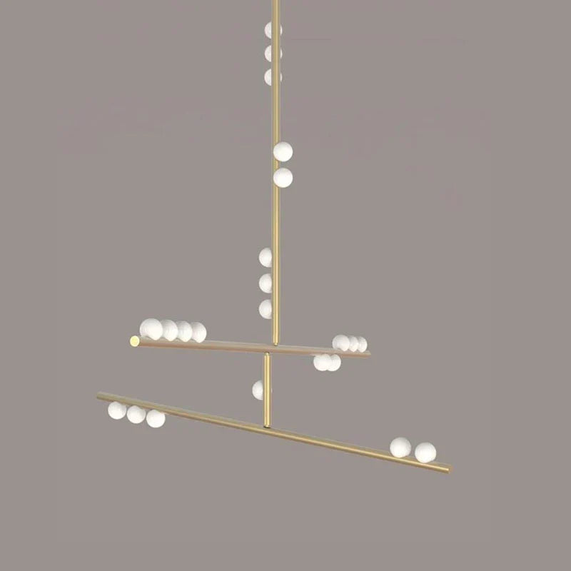 Luminous Cascade Chandelier
