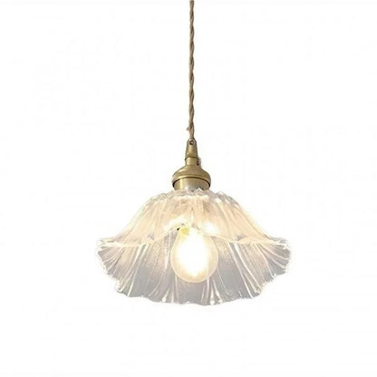 Tiffany Lotus Glass Pendant Light for Living Room S08