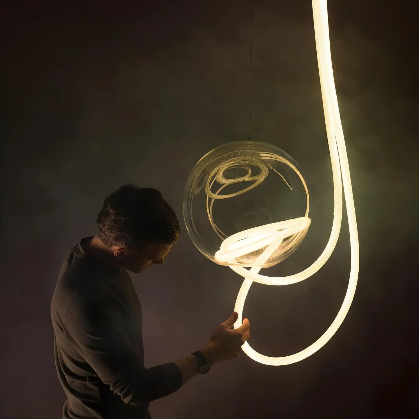 Flex LED Pendant Light cool light UAE dining room