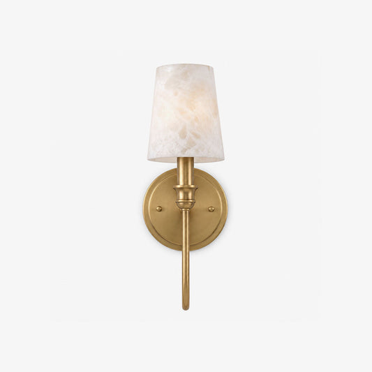 Harp Alabaster Wall Sconce