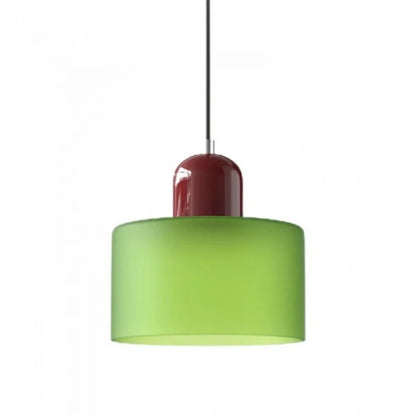 Nordic Morandi Cylinder Glass Pendant Light S66