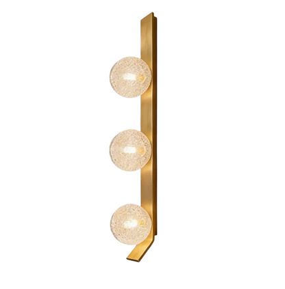 Cristallo Crackle Glass Wall Sconce