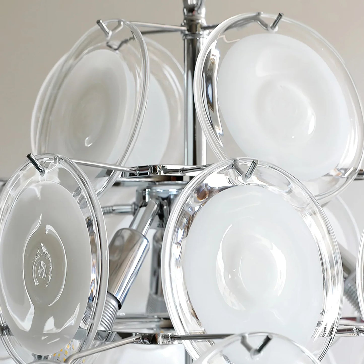 Medallion Glass Chandelier