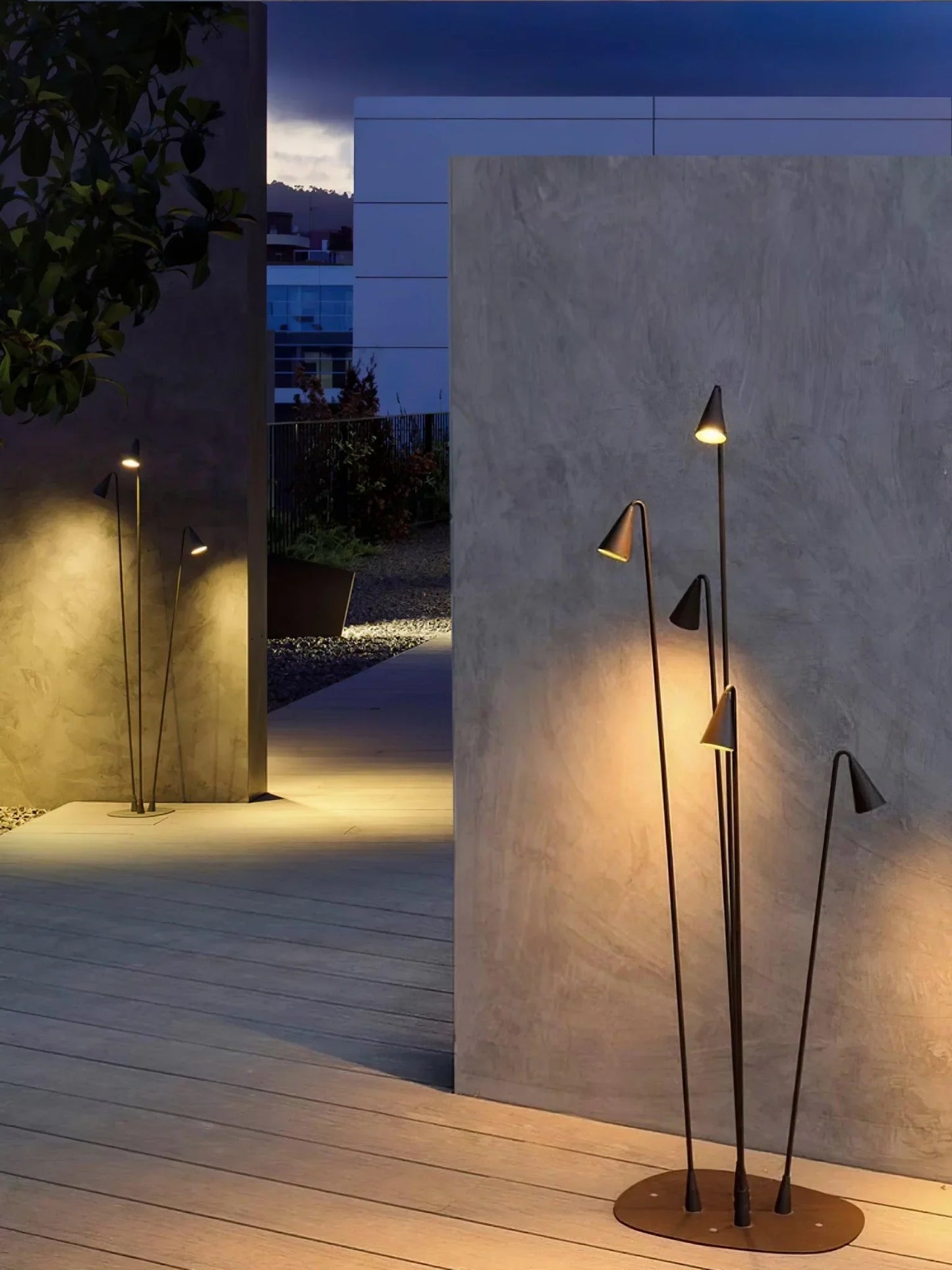 Bellflower Outdoor Floor Lamp