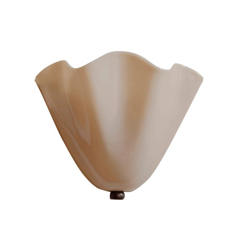 Nori Drape Glass Wall Sconce