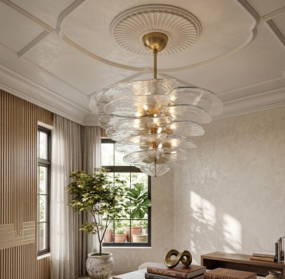 Lotus Leaf Murano Chandelier