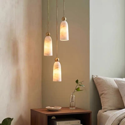 Cara Alabaster & Copper Pendant Light