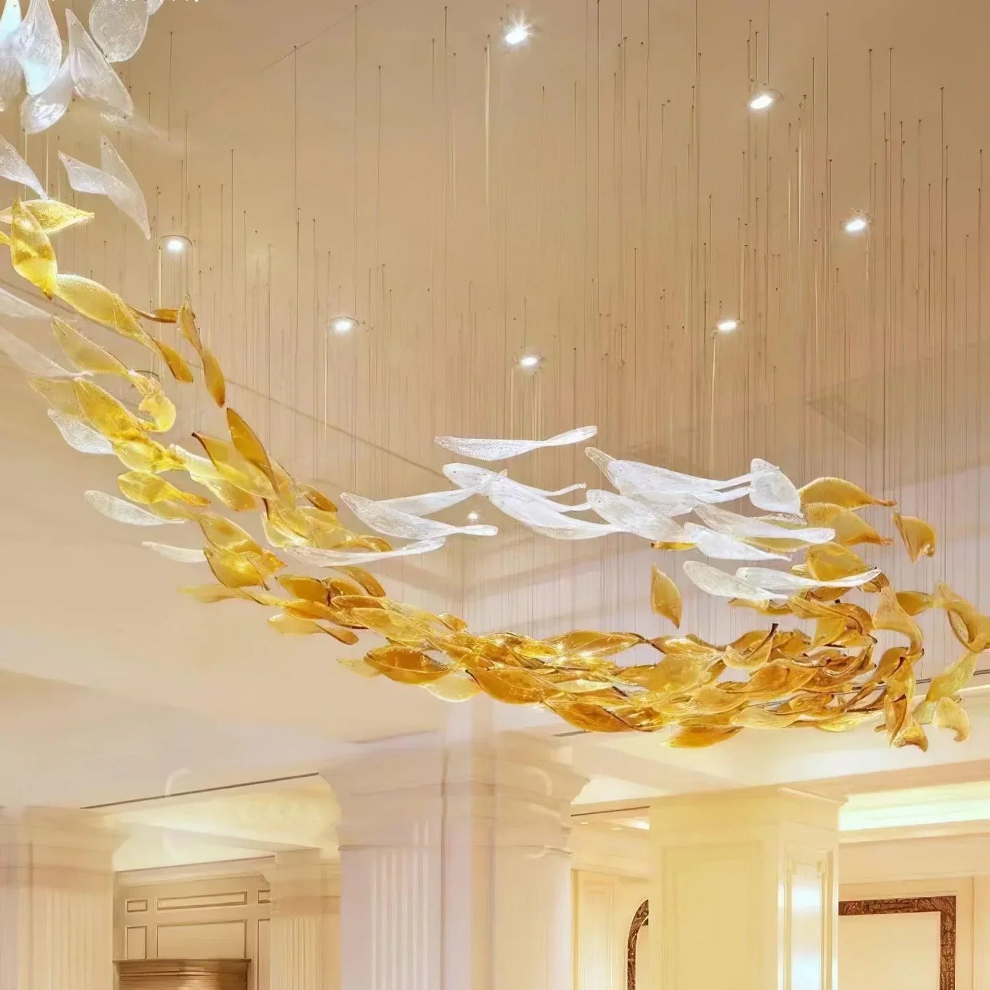 Ocean Current Chandelier