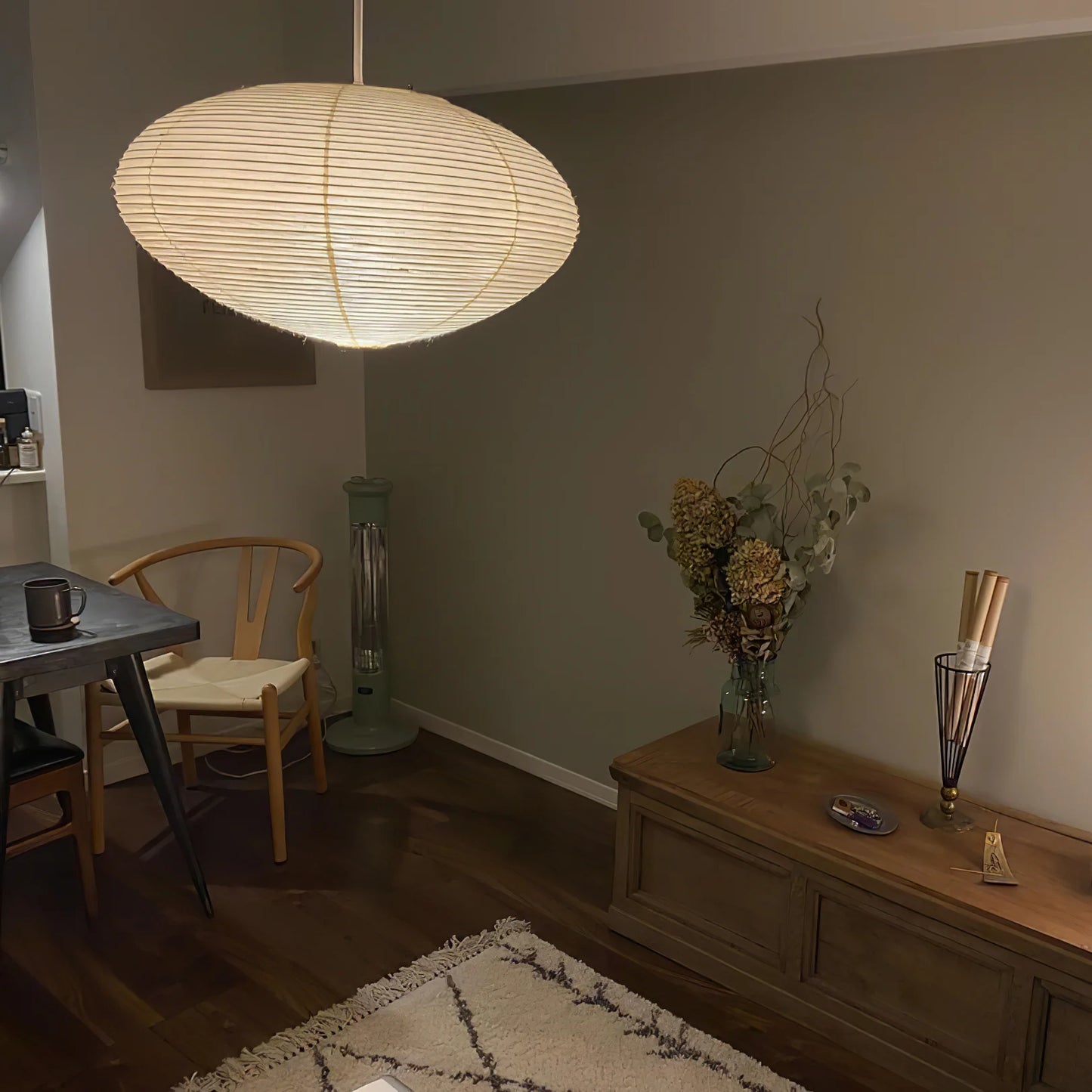 Rice Paper Pendant Light