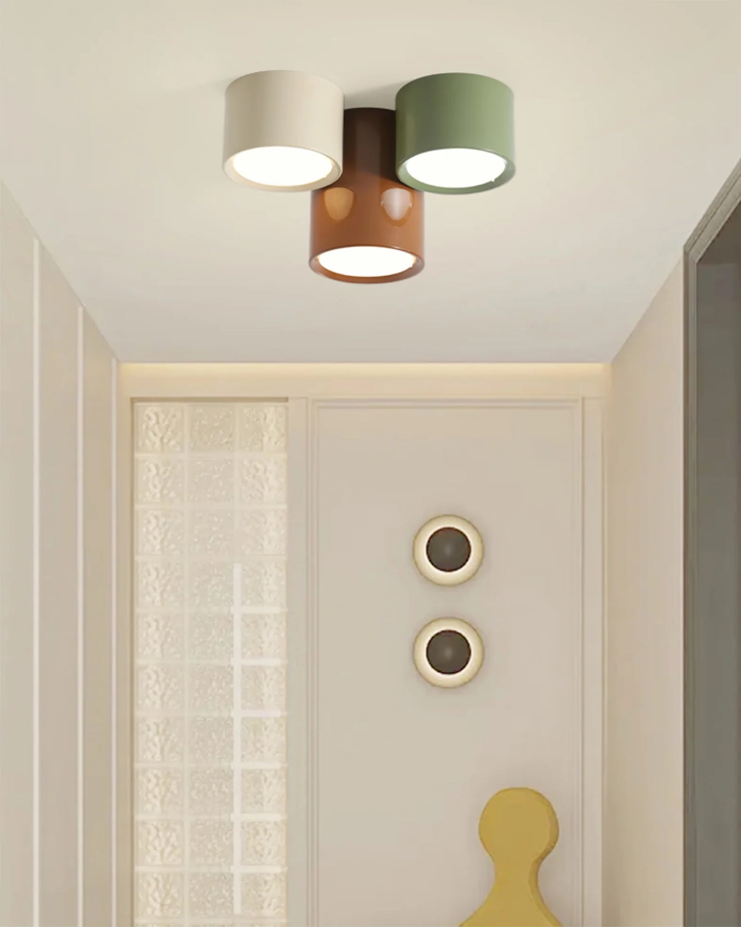 Asher Color-Block LED Ceiling Light