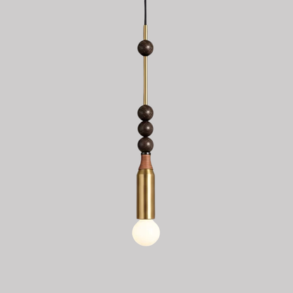 Atelier Marble & Brass Pendant Light