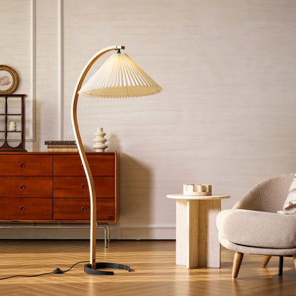 Caprani Wooden Floor Lamp