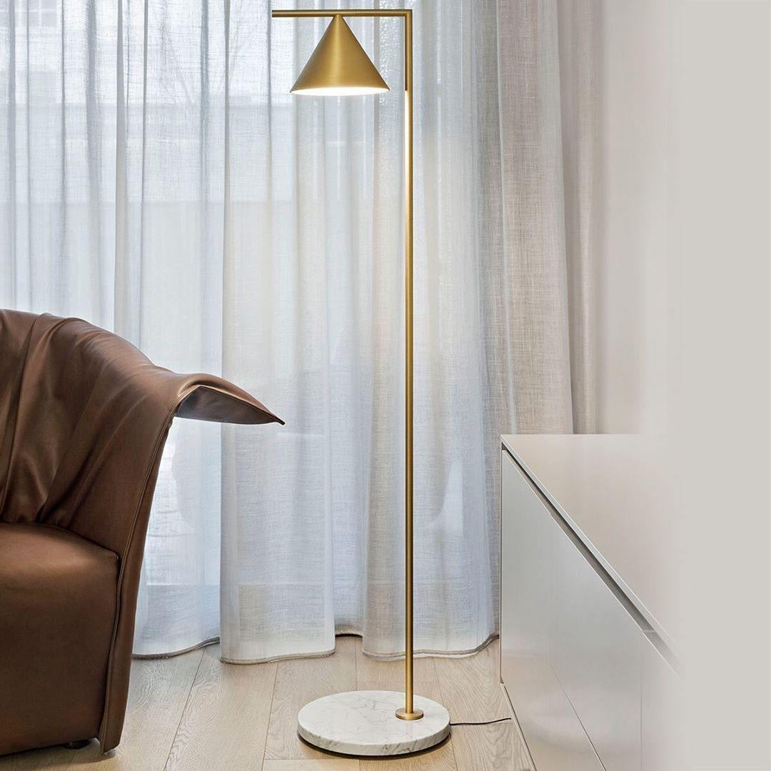 Captain Flint Floor Lamp copper finish side view