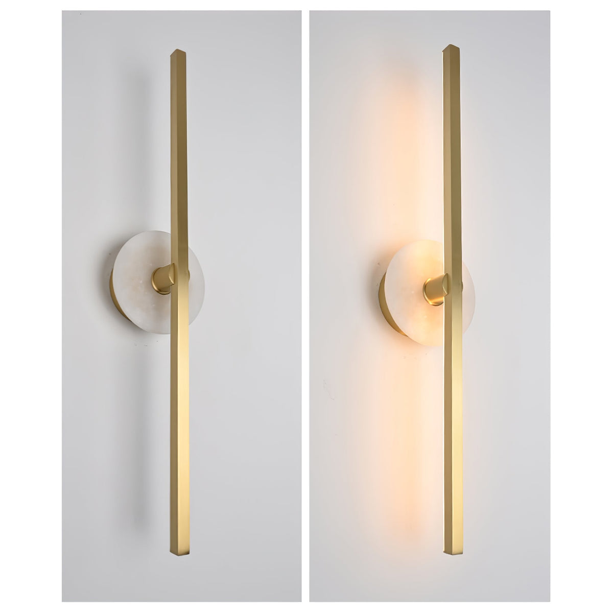 Zylaro Stone Alabaster Wall Light