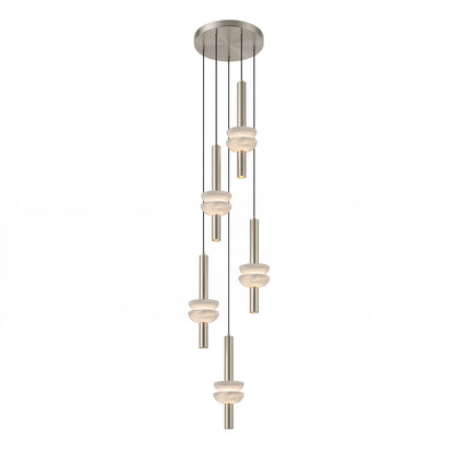 Alabaster Column Pendant Lamp