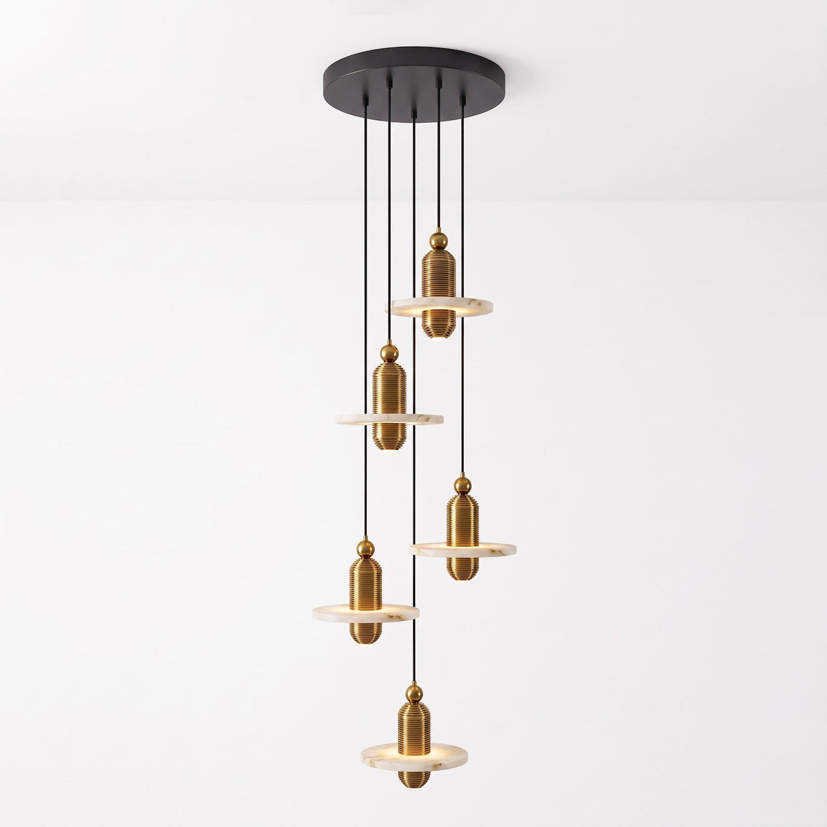 Saturn Alabaster Pendant Light