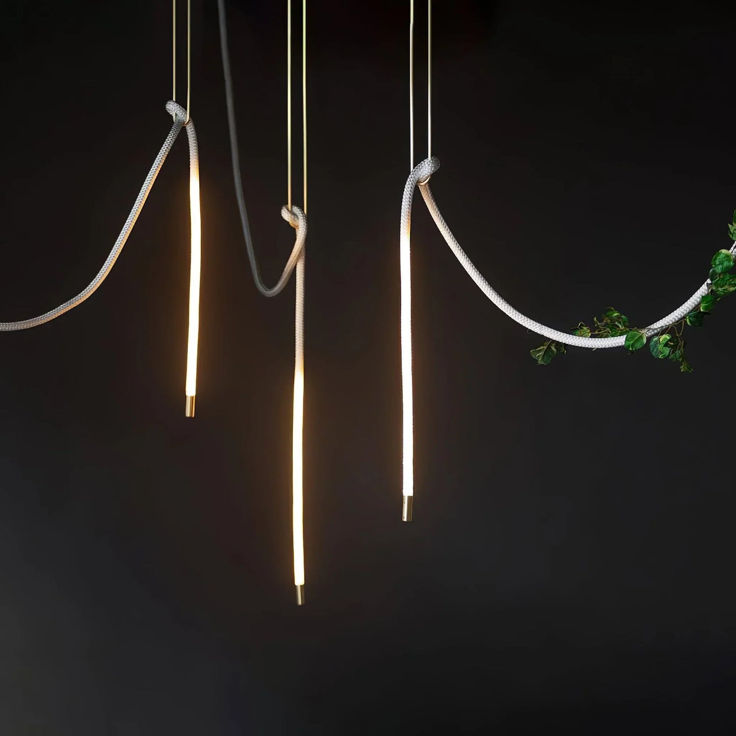 Flex LED Pendant Light neutral light living room Dubai
