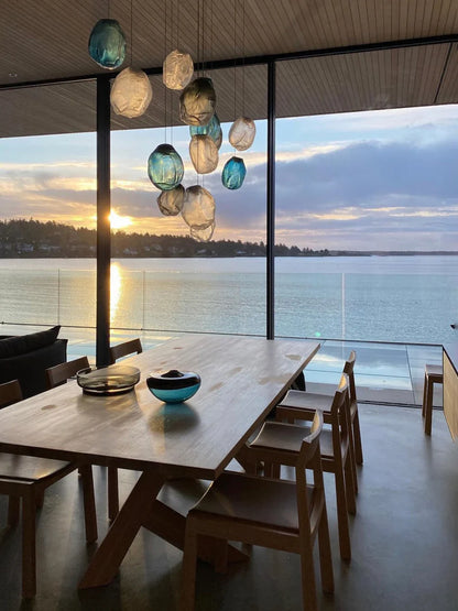 Liquid Glass Stone Pendant Light
