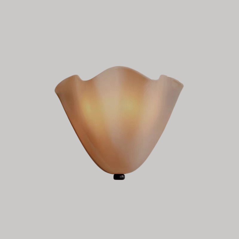 Nori Drape Glass Wall Sconce