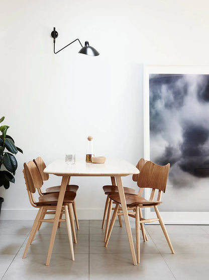 Adjustable Multi-Arm Plug-In Wall Light