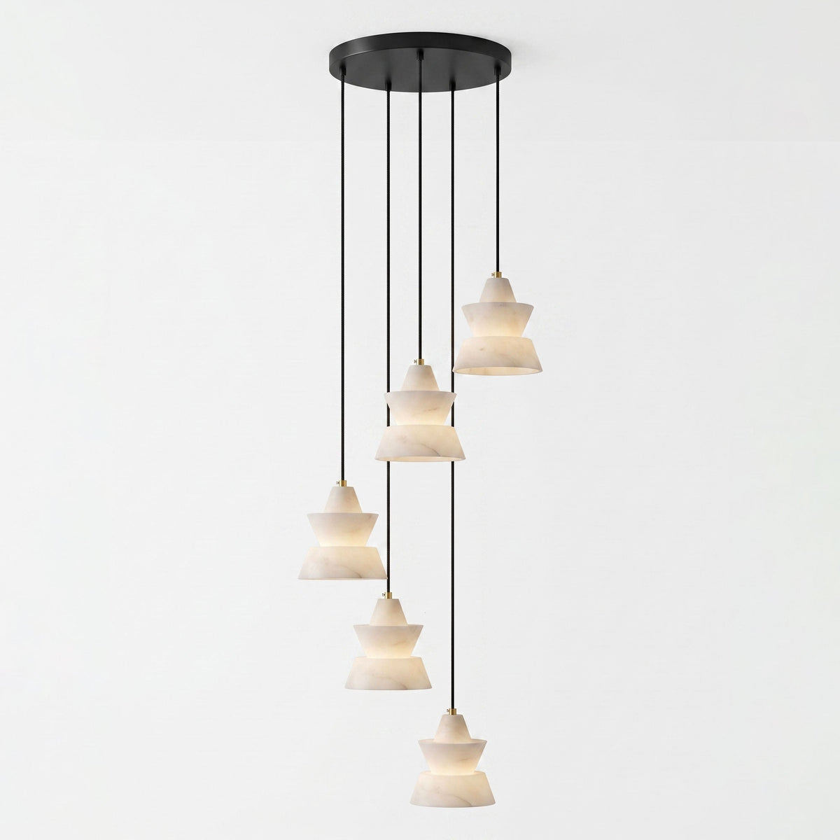 Trivola Alabaster Pendant Light
