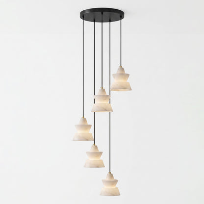 Trivola Alabaster Pendant Light