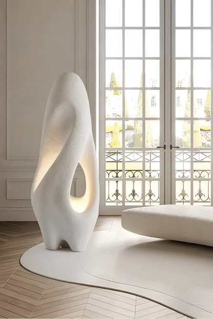 Japan Style White Floor Lamp