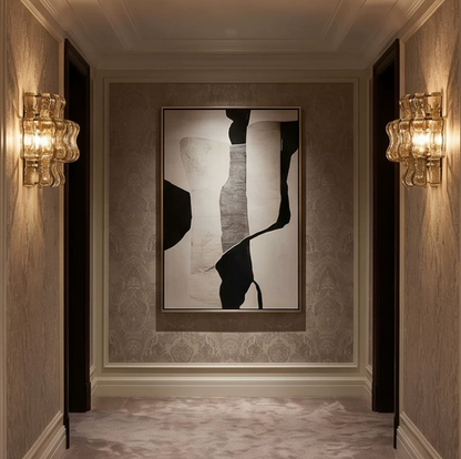Onda Smoked Glass Wall Sconce