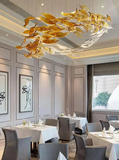 Ocean Current Chandelier