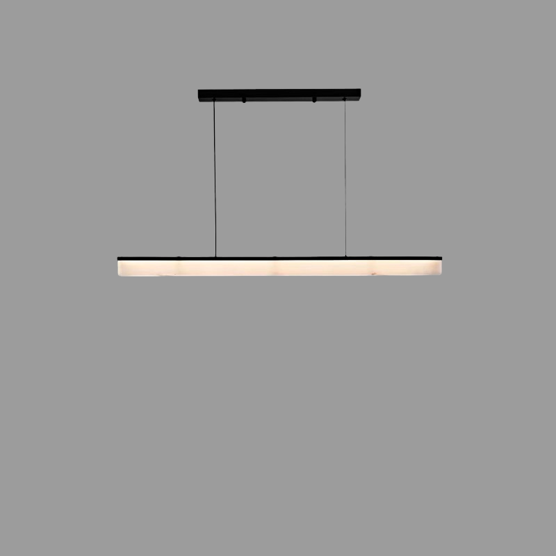 Plana Faux Alabaster Linear Pendant