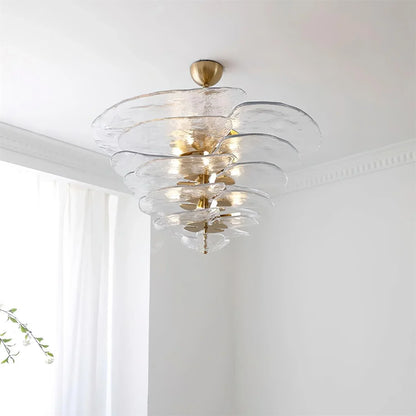 Lotus Leaf Murano Chandelier